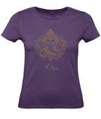 Balldiri T-Shirt Damen Yoga Meditation Om XS bis 2XL - purple - Balldiri