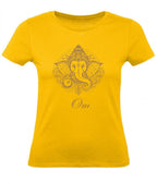 Balldiri T-Shirt Damen Yoga Meditation Om XS bis 2XL - gold - Balldiri