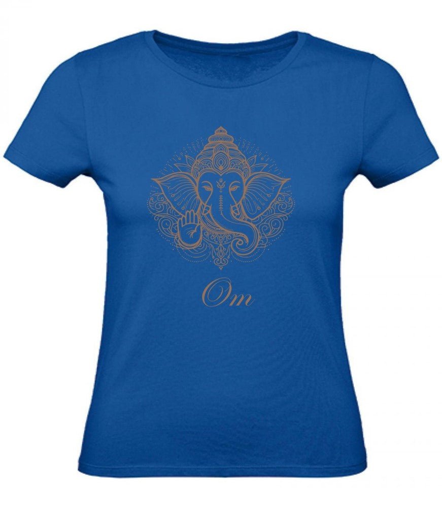 Balldiri T-Shirt Damen Yoga Meditation Om XS bis 2XL - royalblau - Balldiri