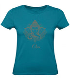 Balldiri T-Shirt Damen Yoga Meditation Om XS bis 2XL - türkis - Balldiri