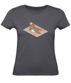 Balldiri T-Shirt Damen Yoga Meditation XS bis 2XL - grau - Balldiri