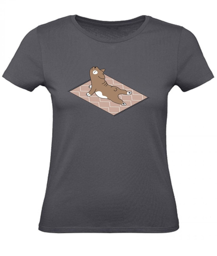 Balldiri T-Shirt Damen Yoga Meditation XS bis 2XL - grau - Balldiri