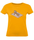 Balldiri T-Shirt Damen Yoga Meditation XS bis 2XL - apricot - Balldiri