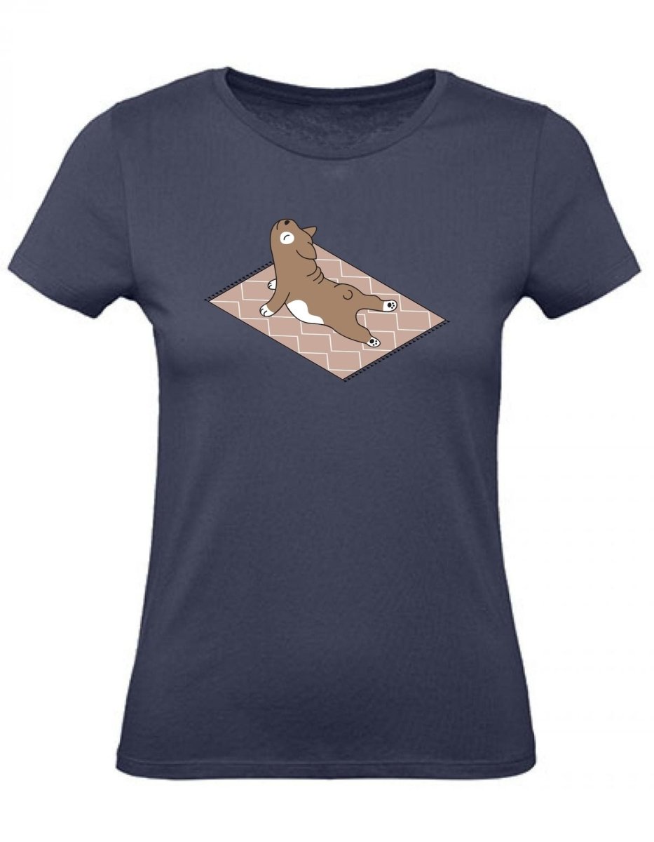 Balldiri T-Shirt Damen Yoga Meditation XS bis 2XL - navy - Balldiri