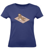 Balldiri T-Shirt Damen Yoga Meditation XS bis 2XL - blau - Balldiri