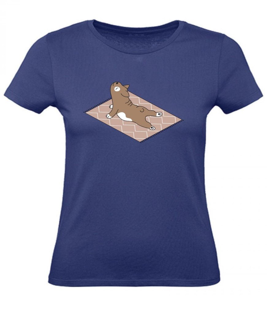 Balldiri T-Shirt Damen Yoga Meditation XS bis 2XL - blau - Balldiri