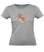 Balldiri T-Shirt Damen Yoga Meditation XS bis 2XL - grau meliert - Balldiri