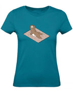 Balldiri T-Shirt Damen Yoga Meditation XS bis 2XL - türkis - Balldiri