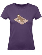 Balldiri T-Shirt Damen Yoga Meditation XS bis 2XL - purple - Balldiri