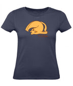 Balldiri T-Shirt Damen Yoga Relax Wellness XS bis 2XL - navy - Balldiri