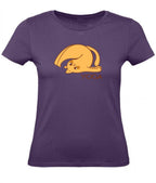 Balldiri T-Shirt Damen Yoga Relax Wellness XS bis 2XL - purple - Balldiri