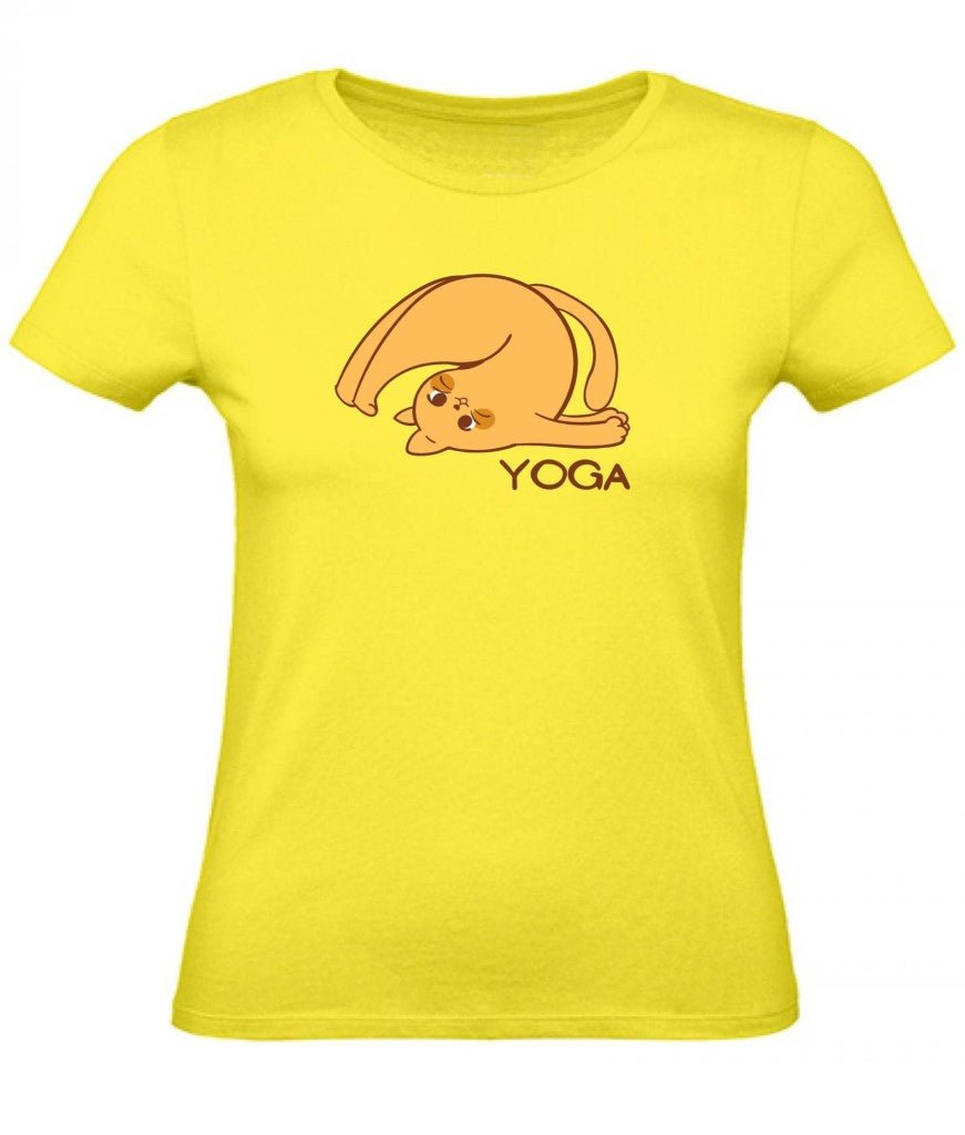 Balldiri T-Shirt Damen Yoga Relax Wellness XS bis 2XL - gelb - Balldiri