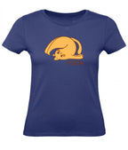 Balldiri T-Shirt Damen Yoga Relax Wellness XS bis 2XL - blau - Balldiri