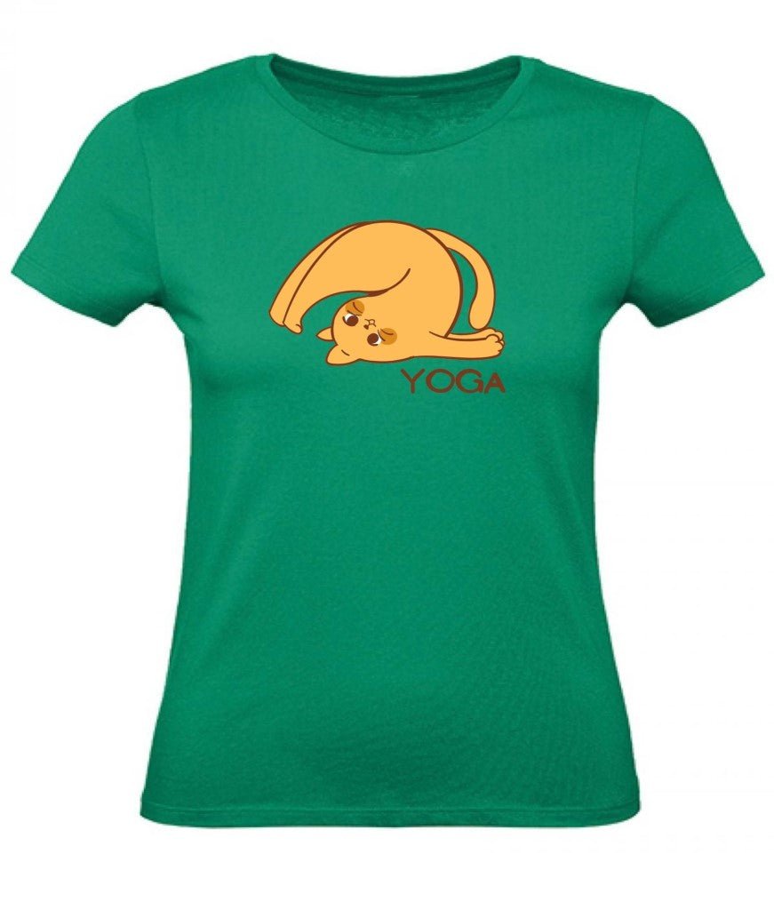 Balldiri T-Shirt Damen Yoga Relax Wellness XS bis 2XL - grün - Balldiri