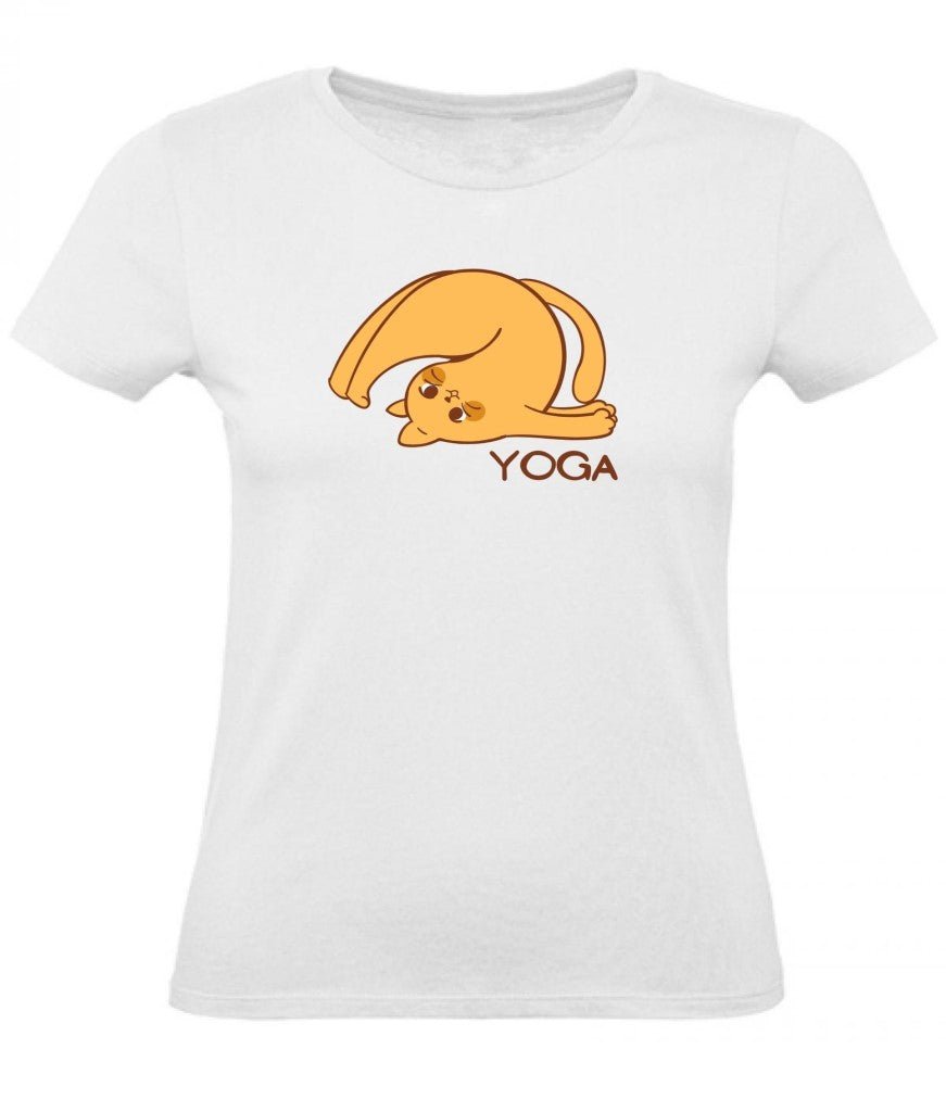 Balldiri T-Shirt Damen Yoga Relax Wellness XS bis 2XL - weiß - Balldiri