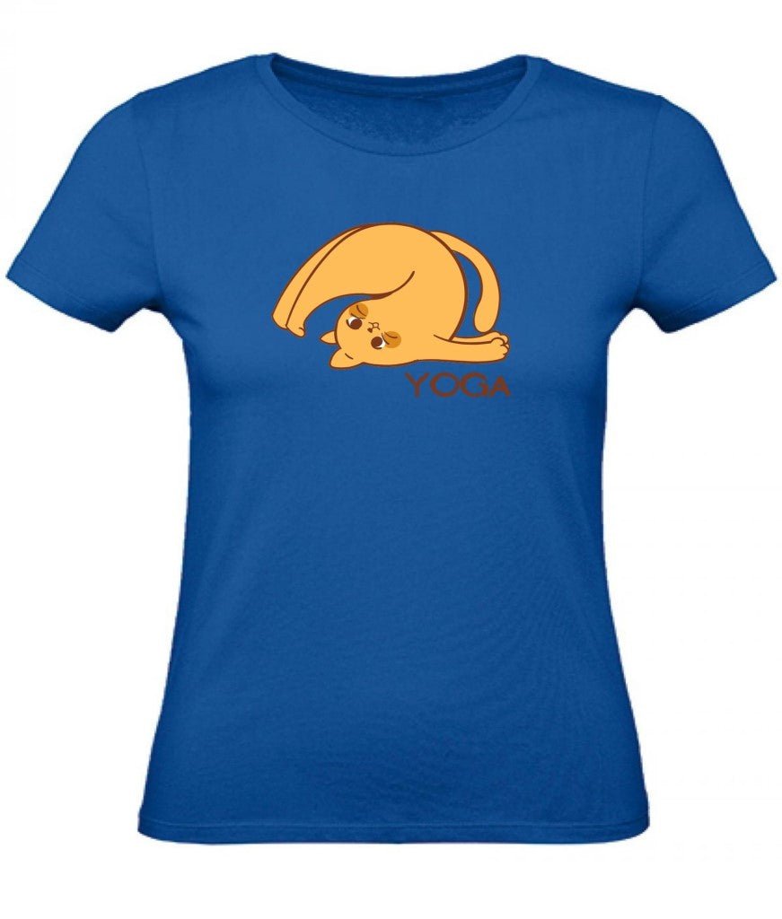 Balldiri T-Shirt Damen Yoga Relax Wellness XS bis 2XL - royalblau - Balldiri