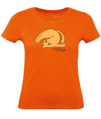 Balldiri T-Shirt Damen Yoga Relax Wellness XS bis 2XL - orange - Balldiri