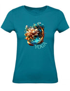 Balldiri T-Shirt Damen Yoga Wellness XS bis 2XL - türkis - Balldiri