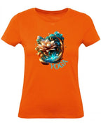 Balldiri T-Shirt Damen Yoga Wellness XS bis 2XL - orange - Balldiri