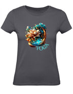 Balldiri T-Shirt Damen Yoga Wellness XS bis 2XL - grau - Balldiri