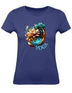 Balldiri T-Shirt Damen Yoga Wellness XS bis 2XL - blau - Balldiri