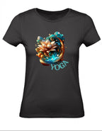 Balldiri T-Shirt Damen Yoga Wellness XS bis 2XL - schwarz - Balldiri