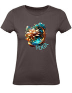 Balldiri T-Shirt Damen Yoga Wellness XS bis 2XL - braun - Balldiri