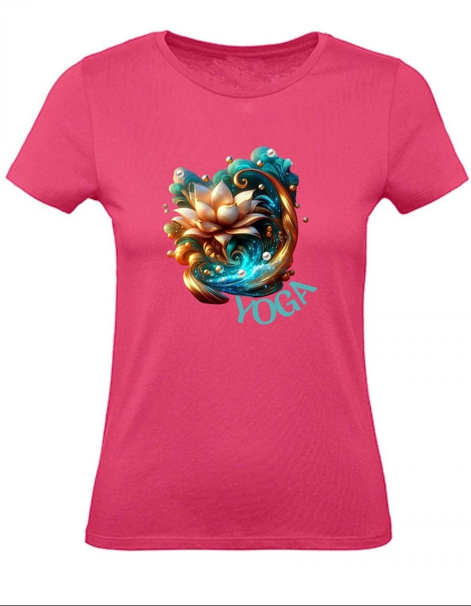 Balldiri T-Shirt Damen Yoga Wellness XS bis 2XL - rosa - Balldiri