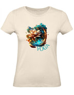 Balldiri T-Shirt Damen Yoga Wellness XS bis 2XL - ecru - Balldiri