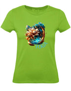 Balldiri T-Shirt Damen Yoga Wellness XS bis 2XL - hellgrün - Balldiri