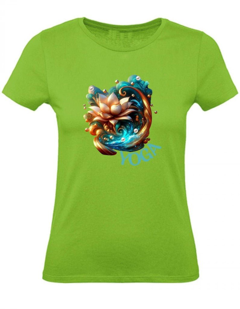Balldiri T-Shirt Damen Yoga Wellness XS bis 2XL - hellgrün - Balldiri
