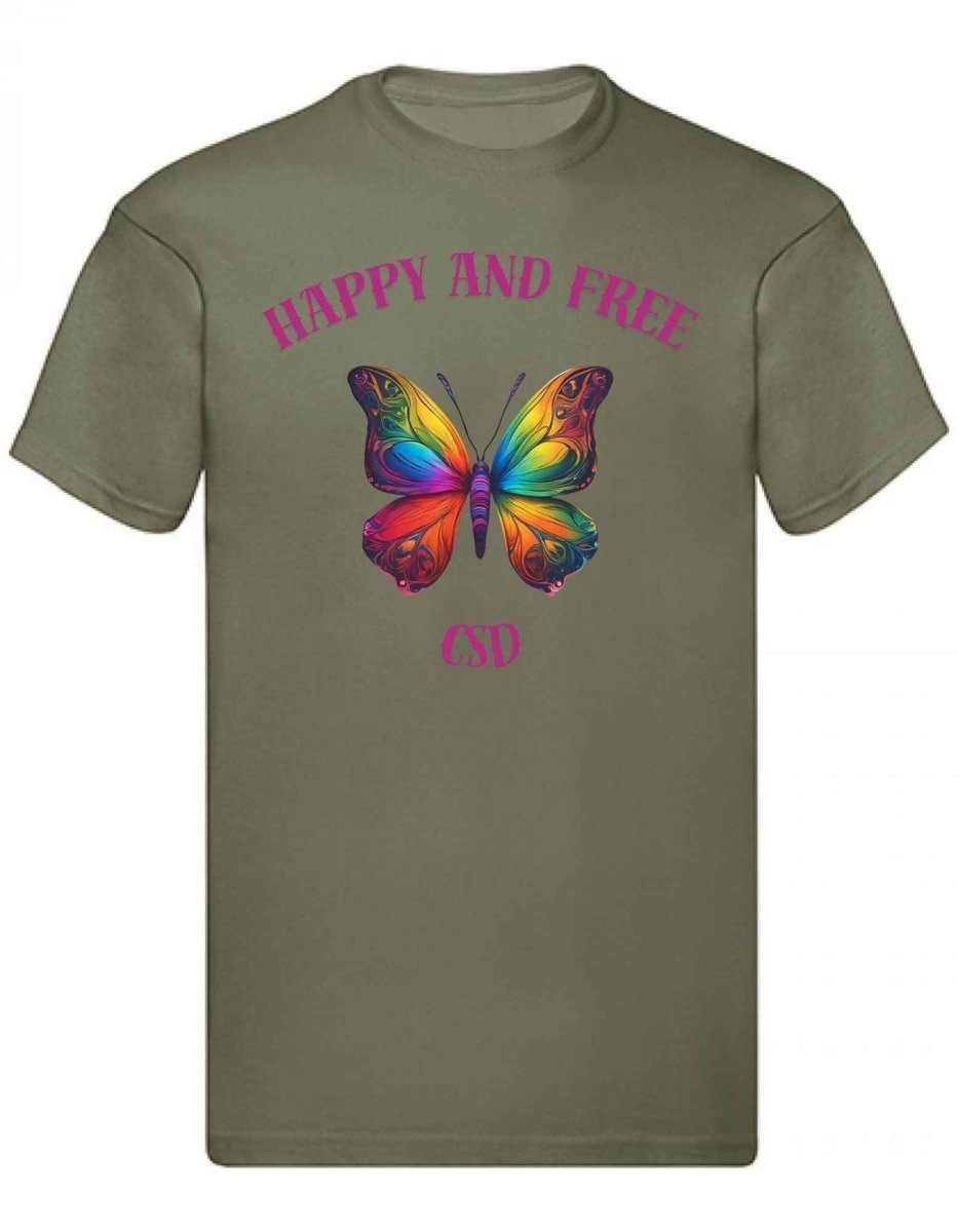 Balldiri T-Shirt Herren CSD LGBTQ S bis 5XL - olivegrün - Balldiri