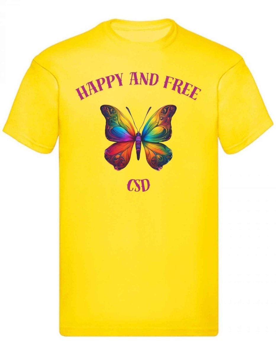 Balldiri T-Shirt Herren CSD LGBTQ S bis 5XL - kräftiges gelb - Balldiri