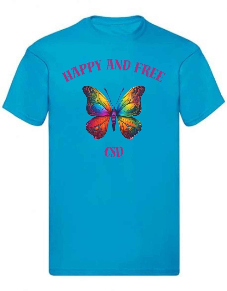 Balldiri T-Shirt Herren CSD LGBTQ S bis 5XL - azurblau - Balldiri