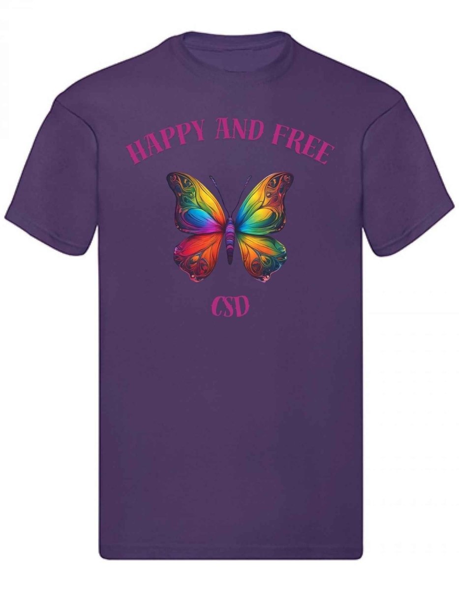 Balldiri T-Shirt Herren CSD LGBTQ S bis 5XL - purple - Balldiri