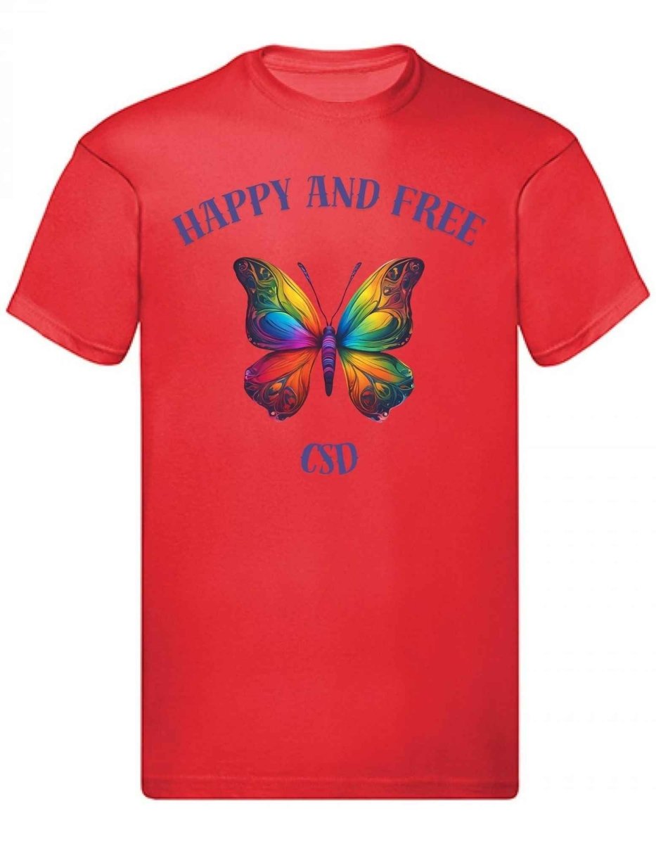 Balldiri T-Shirt Herren CSD LGBTQ S bis 5XL - rot - Balldiri