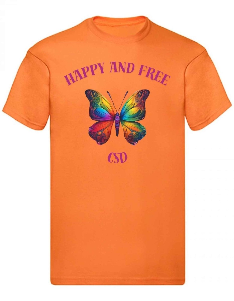 Balldiri T-Shirt Herren CSD LGBTQ S bis 5XL - orange - Balldiri