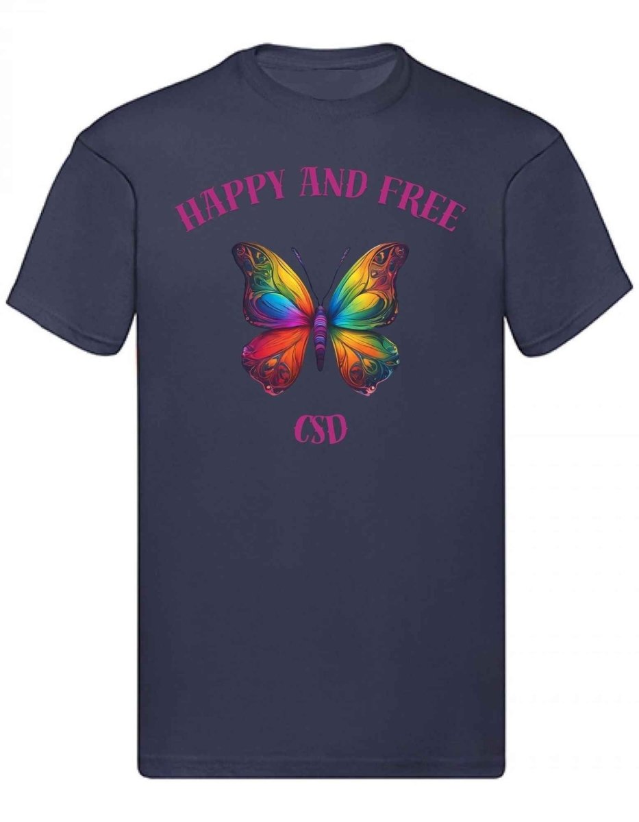 Balldiri T-Shirt Herren CSD LGBTQ S bis 5XL - dunkelblau - Balldiri