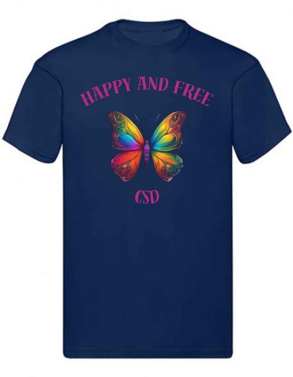 Balldiri T-Shirt Herren CSD LGBTQ S bis 5XL - navy - Balldiri