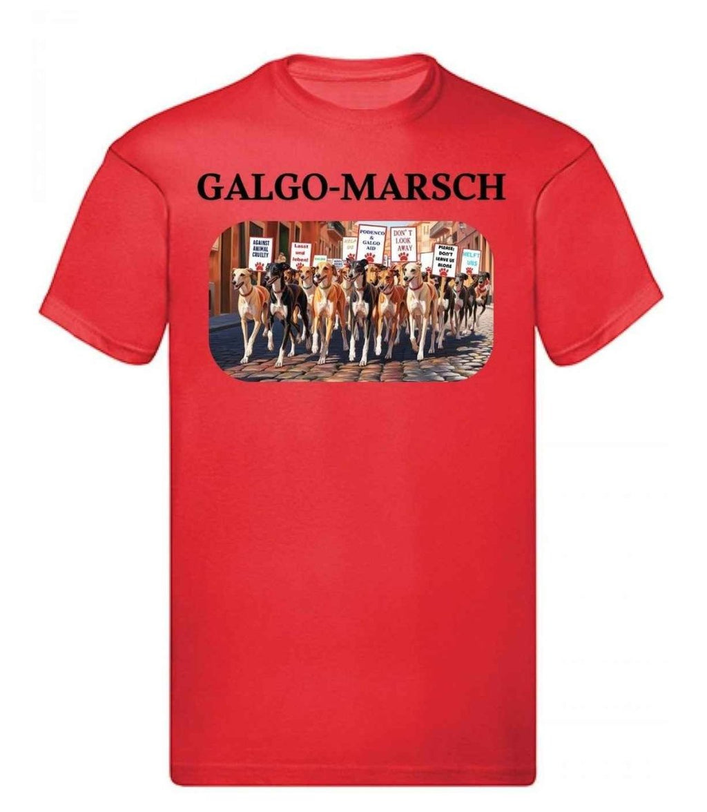 Balldiri T-Shirt Herren Galgo Marsch S bis 5XL - anthrazit - Balldiri