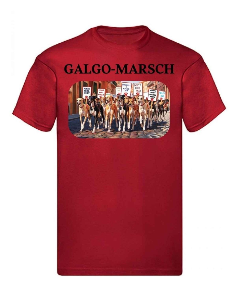 Balldiri T-Shirt Herren Galgo Marsch S bis 5XL - anthrazit - Balldiri