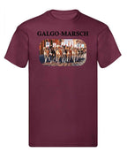 Balldiri T-Shirt Herren Galgo Marsch S bis 5XL - bordeaux - Balldiri