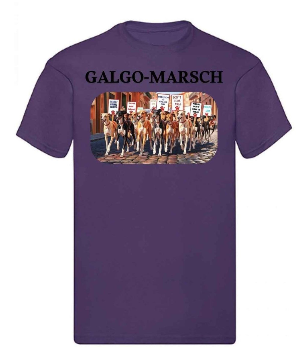 Balldiri T-Shirt Herren Galgo Marsch S bis 5XL - anthrazit - Balldiri