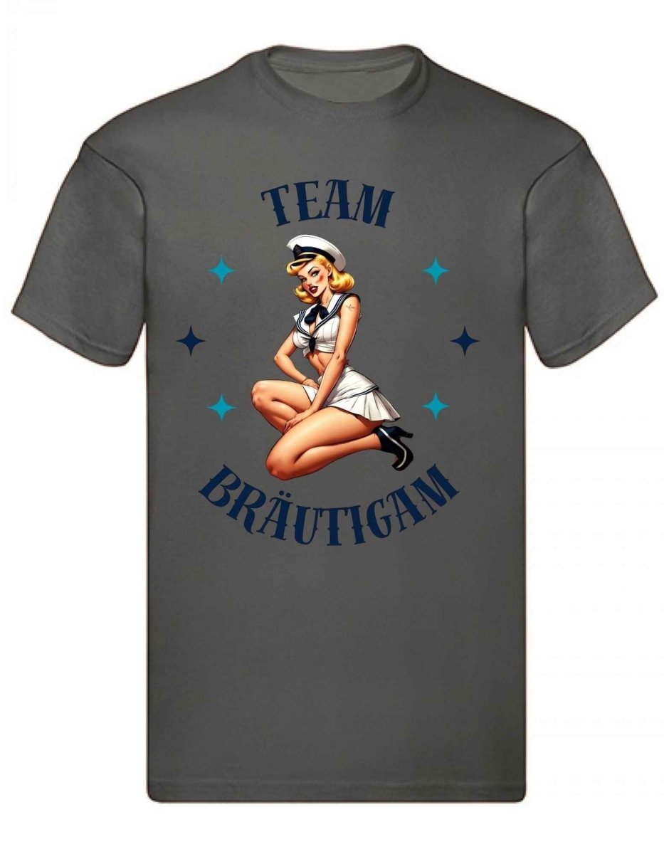 Balldiri T-Shirt Herren Junggesellenabschied S bis 5XL - anthrazit - Balldiri