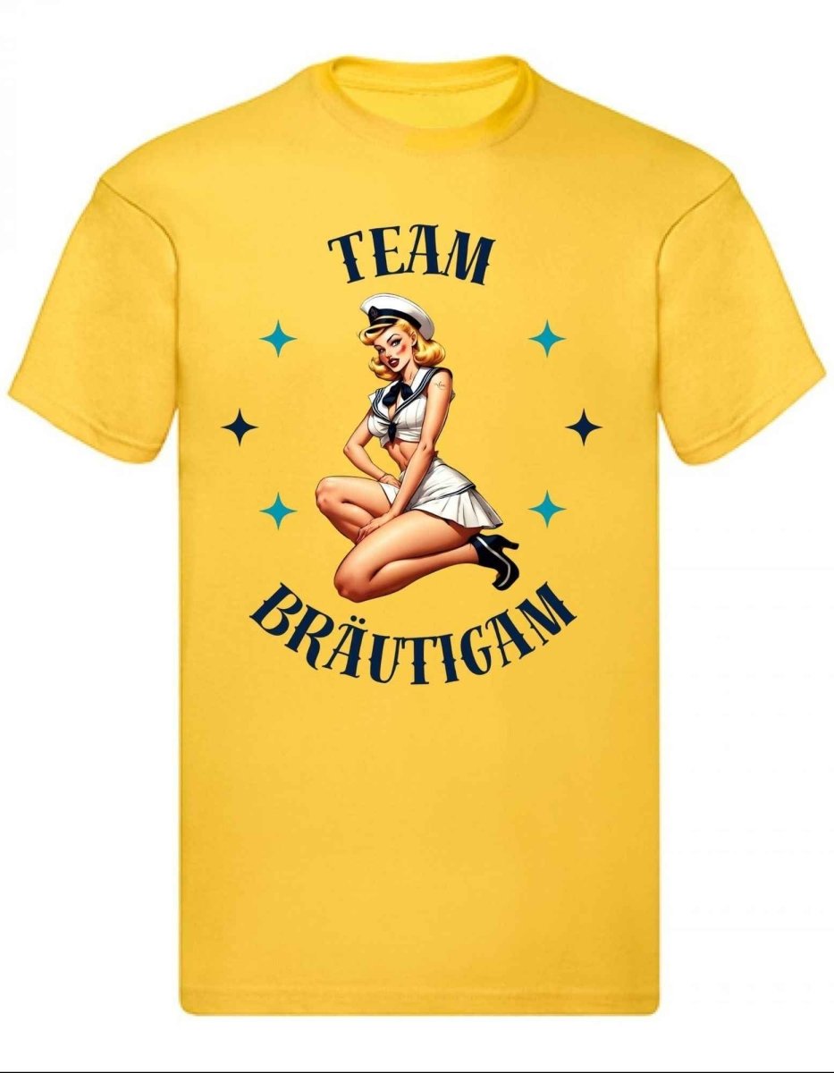 Balldiri T-Shirt Herren Junggesellenabschied S bis 5XL - gelb - Balldiri