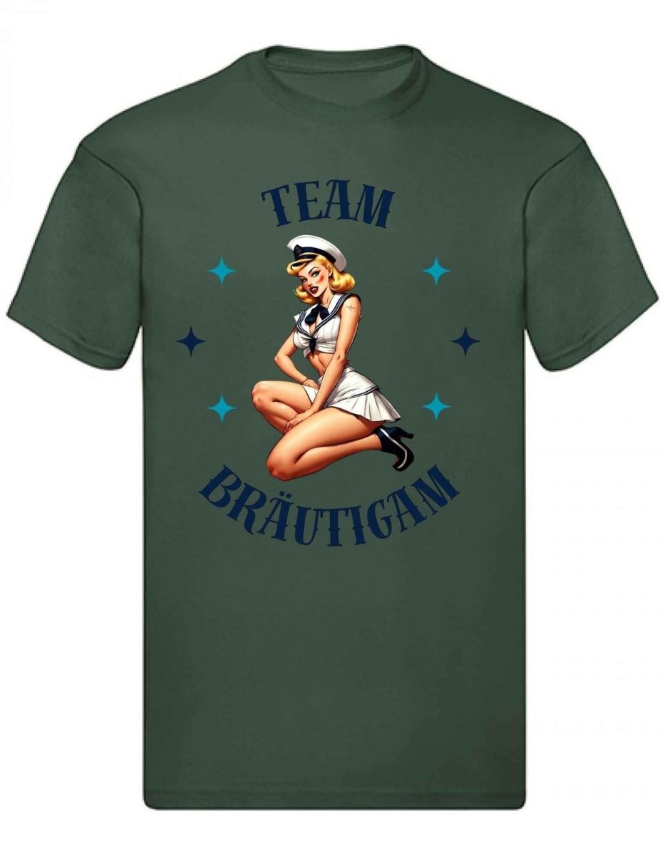 Balldiri T-Shirt Herren Junggesellenabschied S bis 5XL - navy grün - Balldiri