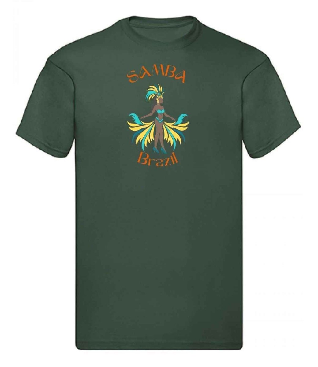 Balldiri T-Shirt Herren Karneval Brazil S bis 5XL - navy grün - Balldiri