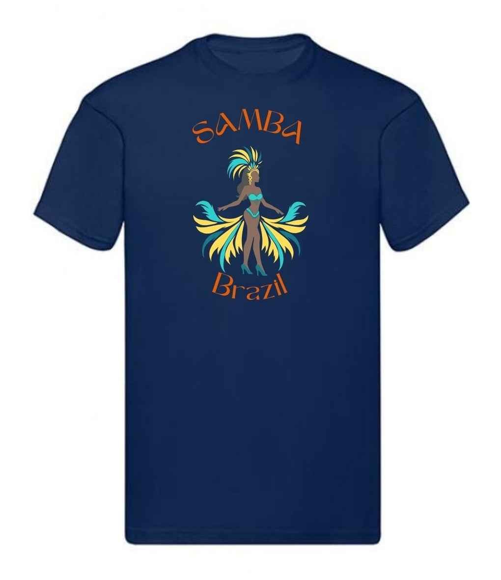 Balldiri T-Shirt Herren Karneval Brazil S bis 5XL - navy - Balldiri