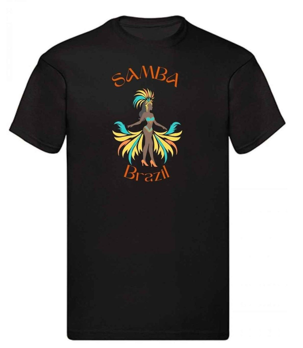 Balldiri T-Shirt Herren Karneval Brazil S bis 5XL - schwarz - Balldiri
