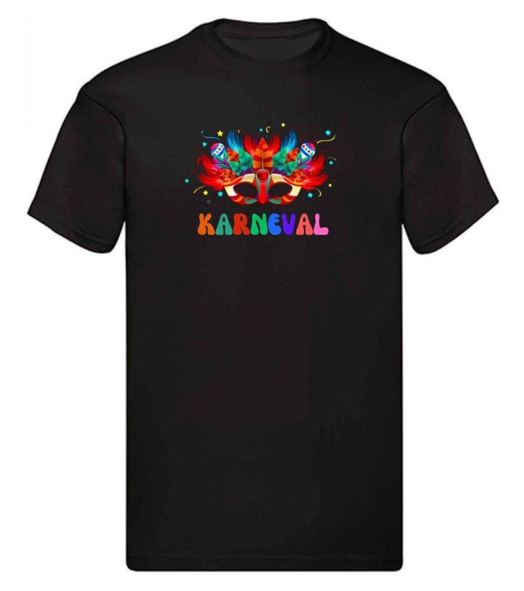 Balldiri T-Shirt Herren Karneval Fasching S bis 5XL - schwarz - Balldiri